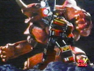 Centaurus Megazord uses the power of the Rhino Galactabeast